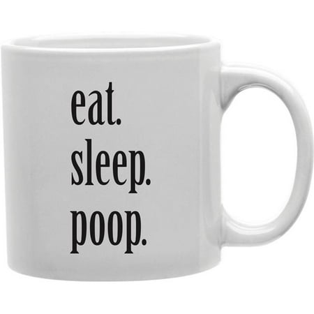 

Imaginarium Goods CMG11-IGC-ESPOOP Espoop - Eat. Sleep. Poop. Mug