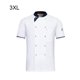 thumbnail image 4 of Minnieouse Textura Ajuste cómodo - Delantal de cocina de poliéster duradero Tela transpirable Resistente al desgaste Hebilla que no destiñe Camisetas Blanco XXXL, 4 of 6