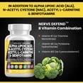 thumbnail image 5 of Alpha Lipoic Acid 600mg N-Acetyl Cysteine 600mg Acetyl L-Carnitine 500mg Benfotiamine 300mg - Nerve Support Supplement for Women and Men with Vitamin B1, B6 & B12 - Made in USA 90 Caps, 5 of 5