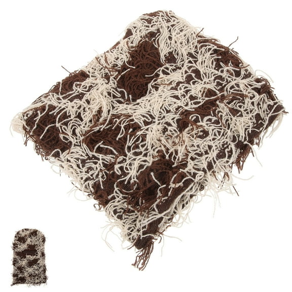 AURARMLET Camo Balaclava Ski Mask Coffee Fuzzy Windproof for Men Outdoor Clothing