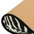 thumbnail image 3 of Ryvnso Zebra Black Print Hallway Runner Rugs Floor Carpet Non Slip Entryway Mat 2' x 6', 3 of 7