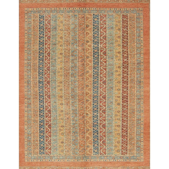 Ahgly Company Machine Washable Indoor Rectangle Abstract Chocolate Brown Area Rugs, 2' x 3'