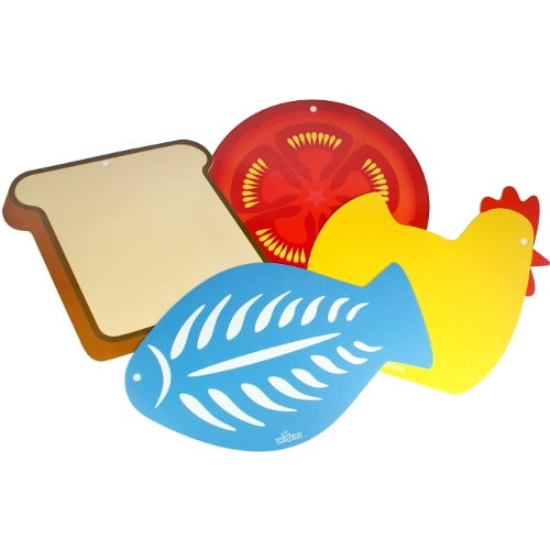 Fox Run Multi-color 4 Piece Flexible Cutting Board Set - Walmart.com - Walmart.com