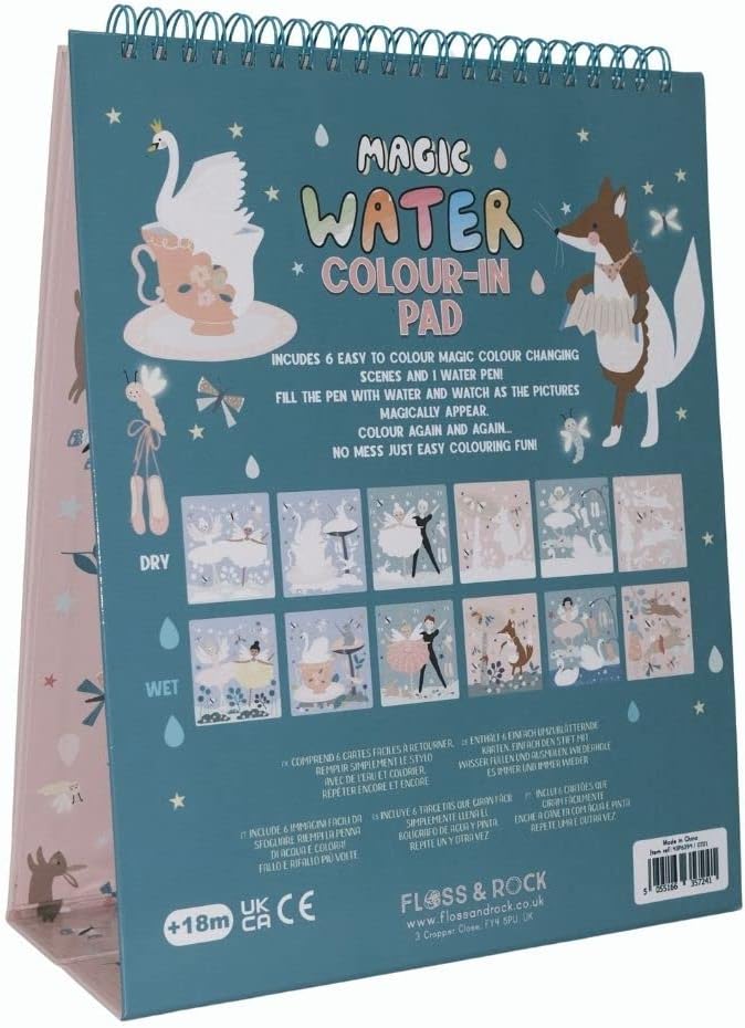 Floss & Rock Magic Water Color-In Pad Easel and Pen - Enchanted Magic