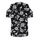 thumbnail image 5 of Puntoco Liquidación de blusas cortas para mujer, blusas estampadas para mujer, blusas de manga corta con escote en V y hombros descubiertos, blusas de moda, 5 of 5