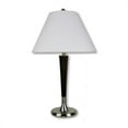 thumbnail image 1 of Ore Meubles Lampe de Table 6239T 28,5 Po - Noyer et Argent Brossé, 1 of 2