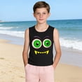 thumbnail image 5 of Auroural Boys Clothes 10-12 Boys Tank Tops Size 10-12 Toddler Kids Boys and Fashion Cute Gradient Print Soft Sleeveless Bottom Camisole, 5 of 6