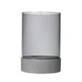 thumbnail image 1 of Blomus 65587 Spirito Candle Holder with Glass - Light Gray, 1 of 1