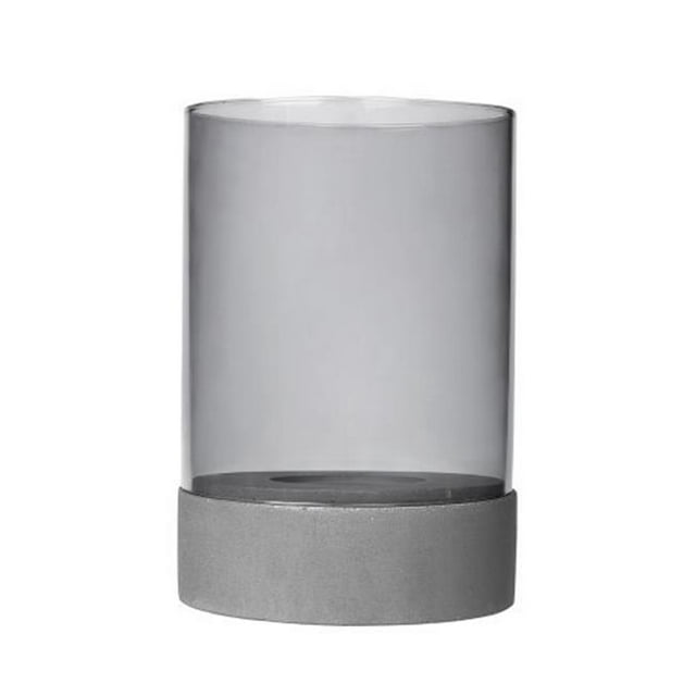 Blomus 65587 Spirito Candle Holder with Glass - Light Gray