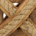 thumbnail image 2 of Natural Wooden Rope Decorative Orb, 2 of 3