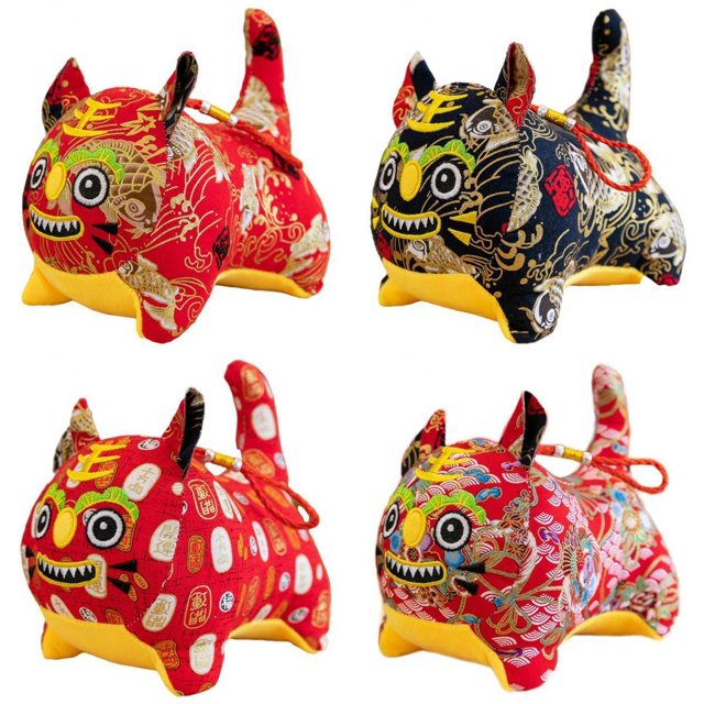 Muñeca de Del Zodiaco Del Juguete de La Del Tigre de 4 Piezas para La Decoración Hugo Tigres juguetes de peluche