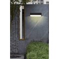 thumbnail image 5 of 12W IP65 Lámpara de pared LED moderna para exteriores Lámpara de pared impermeable/Aluminio + Acrílico / 3000K Blanco cálido/Luz de pared LED, 26X10X6CM [Clase de eficiencia energética A+] JFHHH pequeña, 5 of 5