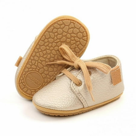 

Newborn Baby Boy Girl Leopard PU Non-slip Shoes 14 Styles Soft Sole Toddler Frist Waliking Shoes Gold