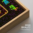 thumbnail image 4 of IDEA4WALL Framed Canvas Art Wall Decor Vintage Video Arcade Icons and Game Over Pop Culture Media Illustrations Pop Art Modern Colorful for Dorm Home Office - 24"x36", 4 of 4