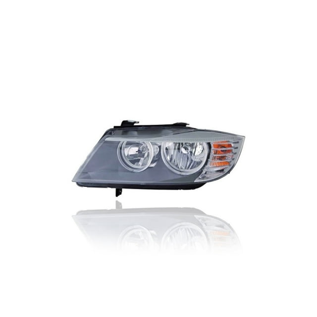 Headlight Assembly - Compatible/Replacement for '09-11 BMW 3-Series Sedan, 09-12 3-Series Wagon - Halogen - Left Hand - Driver - 63117202577 CAPA