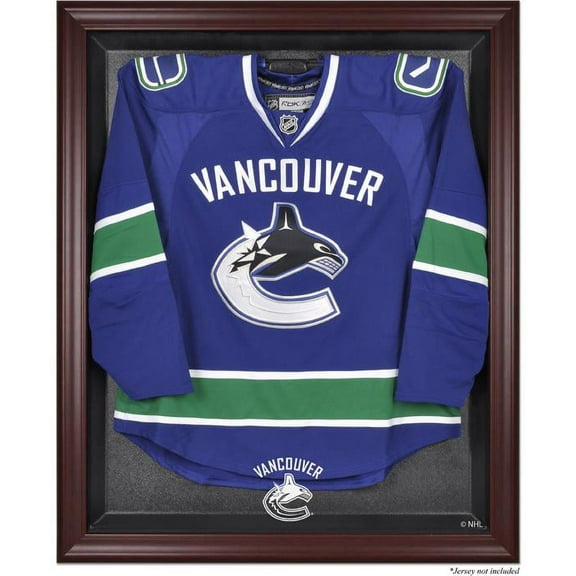 Mounted Memories NHL Jersey Display Case - Vancouver Canucks - Mahogany