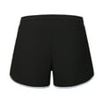 thumbnail image 5 of UYISJ Dolphin Hem Shorts for Women Sport Booty Shorts Casual Summer Athletic Shorts Breathable Yoga Gym Workout Shorts Black S, 5 of 6