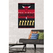 NBA Chicago Bulls - Champions 23 Wall Poster, 22.375 x 34