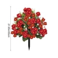 thumbnail image 2 of Taicans Artificial Begonia Flowers 21.7in Pink Outdoor Potted Plants with Planter,Realistic Fake Flower Ground Arrangement for Garden Patio Balcony Decor,Maintenance-Free Outdoor Decoration, 2 of 8