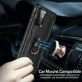 thumbnail image 2 of CoverON For Samsung Galaxy A52 Ring Case, Kickstand Rugged Phone Cover Magnetic Car Mount Compatible - Black, 2 of 8