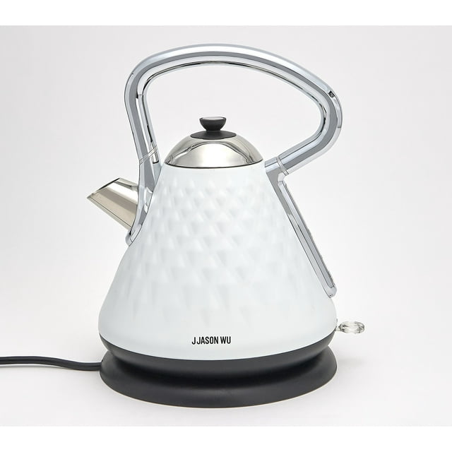 Restored Jason Wu 1.7L Diamond Pattern Stainless Steel Electric Kettle W/ Auto Shutoff (Refurbished)