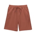 thumbnail image 5 of XIYNBAOK Girls Soccer Shorts Jean Shorts for Teen Girls Basketball Shorts Newborn Clothes High Waist Jeans Girls Cartwheel Shorts White Mini Shorts, Brown 8-9 Years, 5 of 8