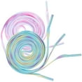 thumbnail image 1 of SHISUYAN 2 Pair Colorful Dyeing Shoelace Tie-Dye Gradient Shoe Straps Multi-purpose Laces for Shoes Random Color, 1 of 8