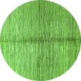 thumbnail image 1 of Ahgly Company Indoor Round Abstract Green Modern Area Rugs, 7' Round, 1 of 4