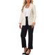thumbnail image 2 of CHAQUETA BLAZER DE MUJER CHIC PARA TRABAJO OFICINA CON SOLAPA Y MANGAS LARGAS BEIGE XL, 2 of 6