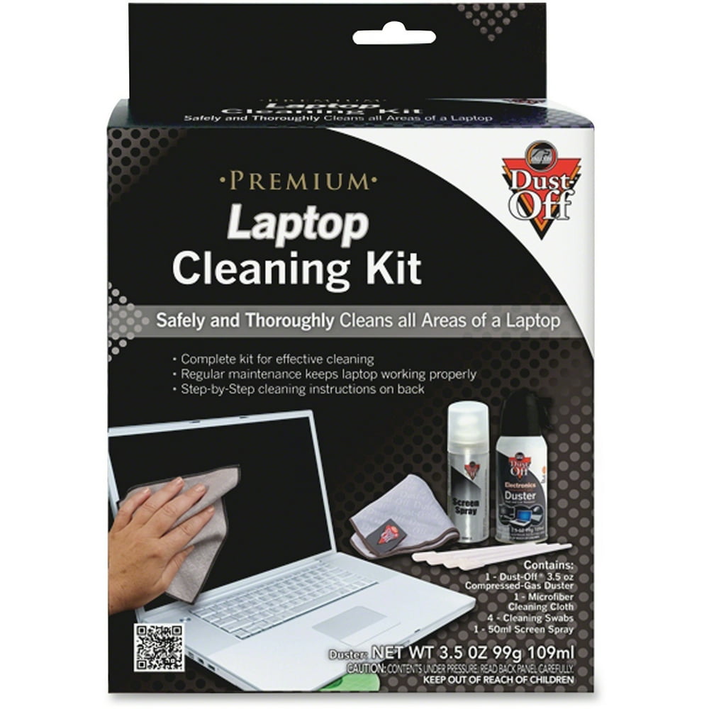 DustOff Computer Care Cleaning Kit For Notebook 7 / Kit Black