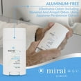 thumbnail image 3 of Mirai Clinical - All Natural Deodorant for Women and Men - w/ Japanese Persimmon Extract - Full-Body Use - Aluminum, Fragrance, Paraben Free - Vegan - Helps to Eliminate Nonenal Odor- Unscented - 75g, 3 of 8