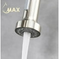 thumbnail image 3 of MAX Faucets Pull-Out Single Handle Kitchen Faucet 16" Brushed Nickel Finish, 3 of 4