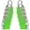 Green, variant on TRADESAFE Lockout Tagout Locks, Aluminum Keyed Alike Padlocks, Green Loto Locks 10 pcs, 2 Keys Each