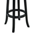 thumbnail image 5 of Boraam Augusta 34-inch Bar Height High Back Swivel Wood Bar Stool, Black Finish, 5 of 7