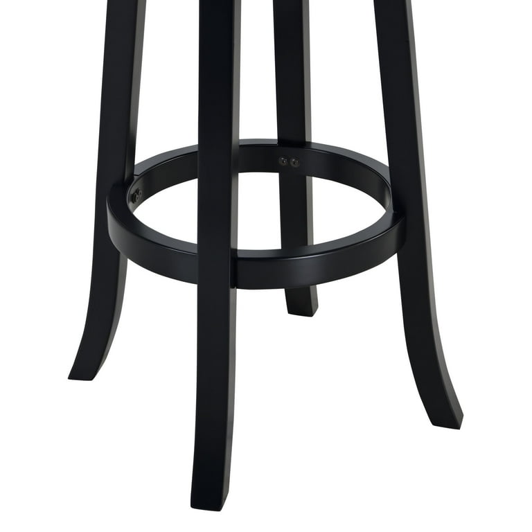 Boraam Augusta 34 Extra Tall Swivel Bar Stool Black