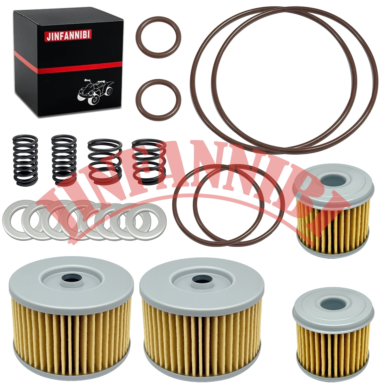 2 Packs Oil Filter Change Kit with O-Rings Springs & Washers for Honda Talon 1000R 1000X Pioneer 1000 1000-5/1000-6 | Replace OEM 15412-HP7-A01