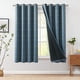 thumbnail image 1 of Cortinas Jinchan Blackout 95% Boho 137x137 cm Blanco/Azul, 1 of 8