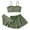 Amry Green, variant on newwalpole Swim Suits for Girls 3 Piece Swimsuits Soild Color Bikini Rullfe Bathing Suit Briefs Girls Red for Size 8-10 Years