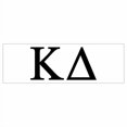 thumbnail image 2 of Pro-Graphx Kappa Delta Greek Sorority Sticker Decal, 2.5 Inches Tall, Black, 2 of 4
