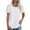 White, variant on YOTMKGDO Short Sleeve Crew Neck Shirt | Women's Puffed Sleeve Hole Hollow Casual T Shirt, summer tops for women (Rose Gold, S)