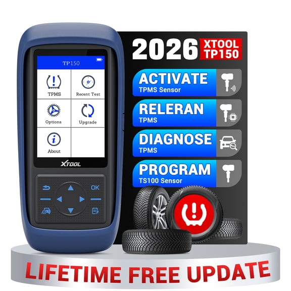 XTOOL TP150 TPMS Pr0gramming Tool Universal TPMS Relearn Reset Activate Tool 315/433MHz Tire Sensor Programmer for XTOOL TS100 Only