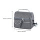 thumbnail image 2 of 1 PC Durable Almuerzo Bolsa de asas Simple Cooler Bag Bolsa de aislamiento portátil (gris), 2 of 6