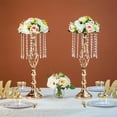 thumbnail image 5 of Gold Wedding Centerpiece for Tables 22" Tall Metal Flower Vases for Bridal Shower Decoration Set of 10, 5 of 8