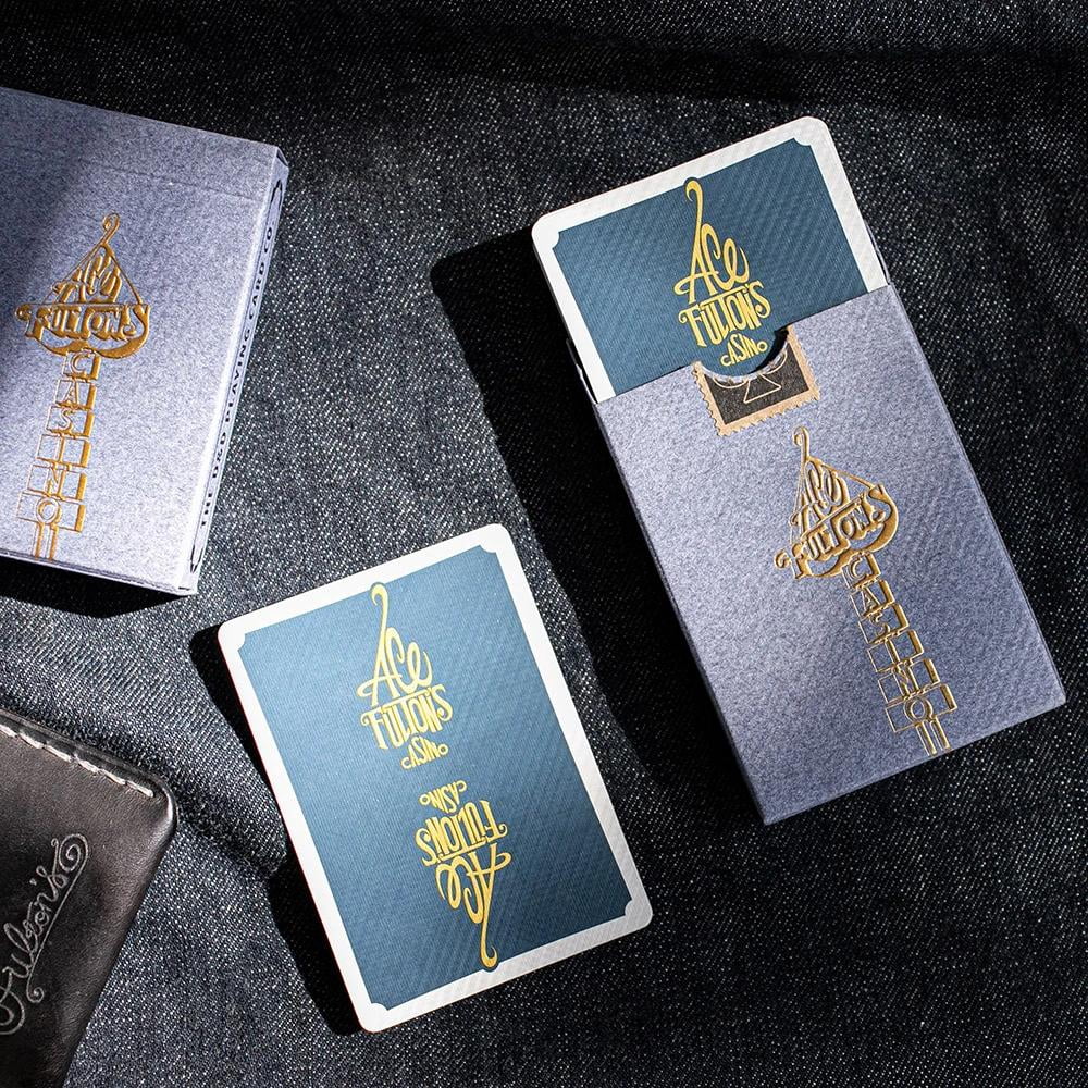 Ace Fulton's Casino Cowboy Denim Playing Cards