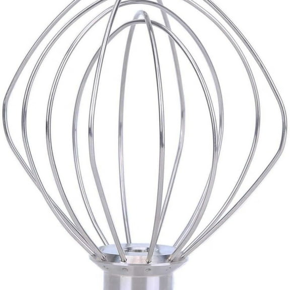 K45WW Stainless Steel 6 Wire Whip Attachment for KitchenAid 4.5-5 Quart Tilt-Head Stand Mixer,Egg Cream Stirrer,Cakes Mayonnaise Whisk