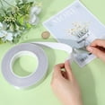 thumbnail image 3 of 50m x 25mm Metalized Mirror Tape Silver Molding Wall Trim Self-Adhesive Wallpaper Border Tape Tile Seam Sticker Gap Sealing Strips for Cabinet Ceiling Tile Floor Caulk Trim Edge Lines Trim, 3 of 9