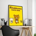 thumbnail image 4 of Póster de Rilakkuma con dibujos animados de anime japonés para pared, lienzo impreso, manga, oso, pollito, gato, lectura, guardería, decoración de habitación infantil Kawaii, 4 of 5