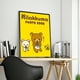 thumbnail image 4 of Póster de Rilakkuma con dibujos animados de anime japonés para pared, lienzo impreso, manga, oso, pollito, gato, lectura, guardería, decoración de habitación infantil Kawaii, 4 of 5