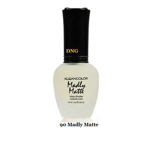 Kleancolor Madly Matte CLEAR Finisher Top Coat Nail Polish Manicure Pedicure (The Best Matte Top Coat)