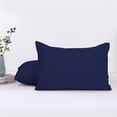 thumbnail image 2 of Funda de almohada Hriksh Toddler, 33 x 46 cm, algodón egipcio, azul marino, 2 of 9